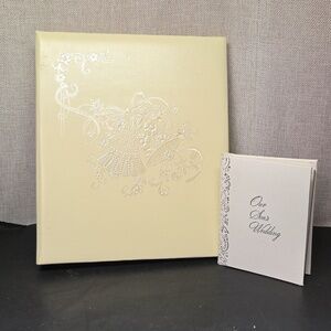 HALLMARK Keepsake WEDDING  ALBUM, Small 3x5 Picture Album Sons Wedding